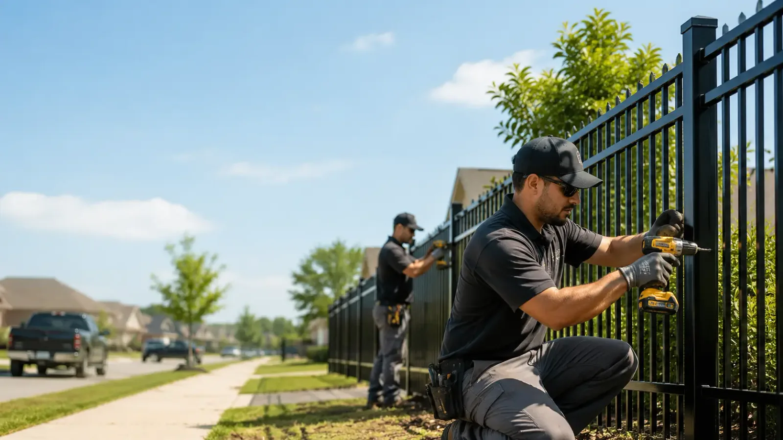 Metal Fence Installation in Burlington, MI